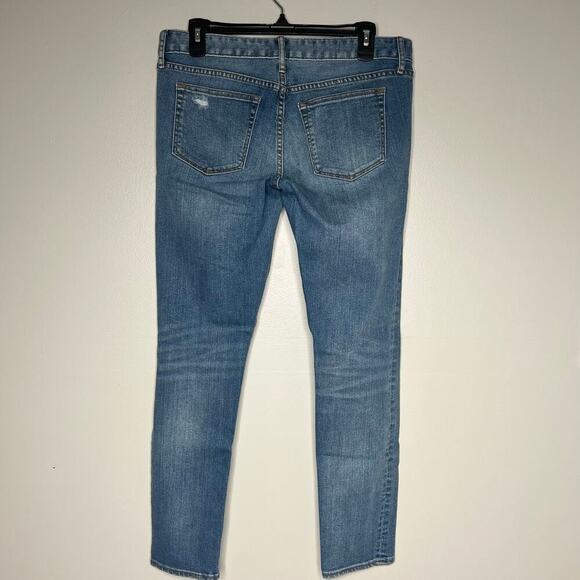 GAP Womens Always Skinny Distressed Jeans Size 30/10 Medium Wash Stretch - Picture 5 of 13